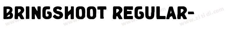 BRINGSHOOT REGULAR字体转换 BRINGSHOOT REGULAR字体转换